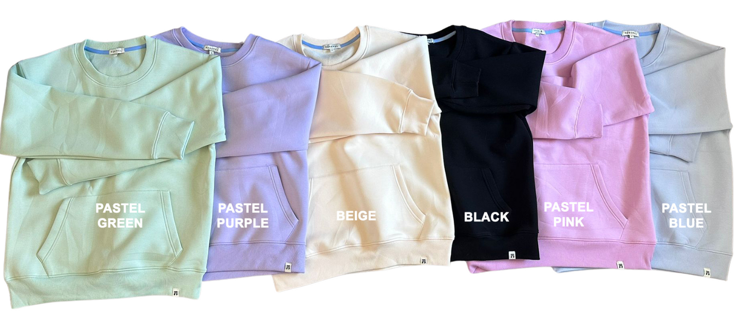 Roserel Crewneck Sweatshirt  Front Pocket | Ultra Soft