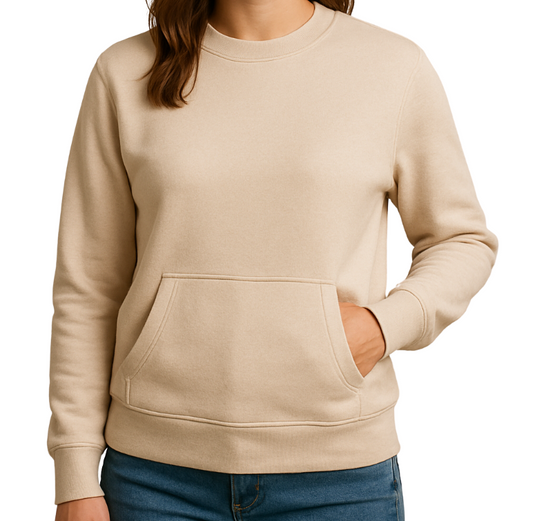 Roserel Crewneck Sweatshirt  Front Pocket | Ultra Soft
