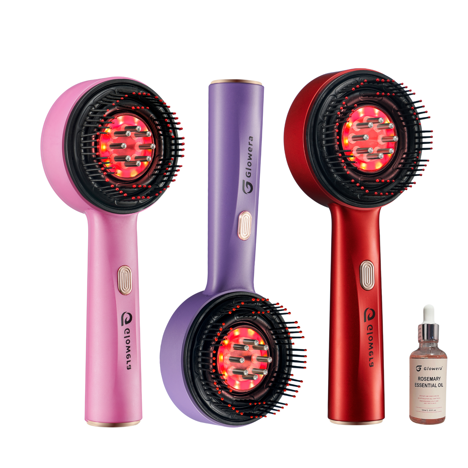 Pro Hair Tie x Glowera™ 3 in 1 Red Light Scalp Massager Therapy