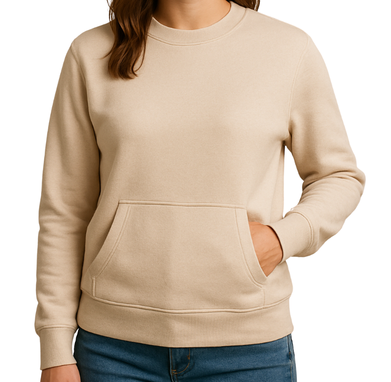 Roserel Crewneck Sweatshirt  Front Pocket | Ultra Soft