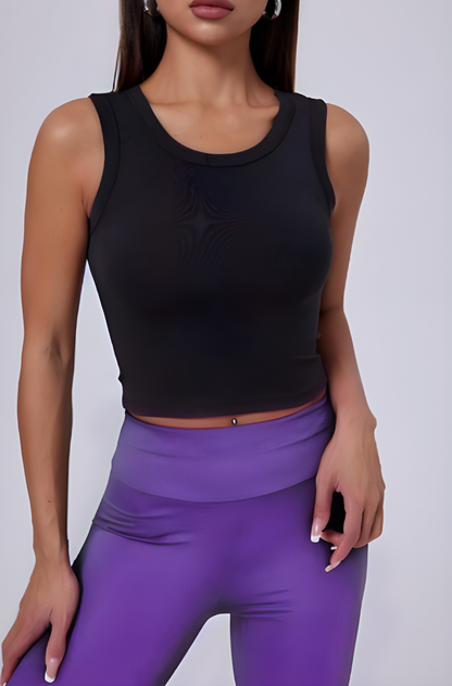 Seamless Ribbed Sports Bra